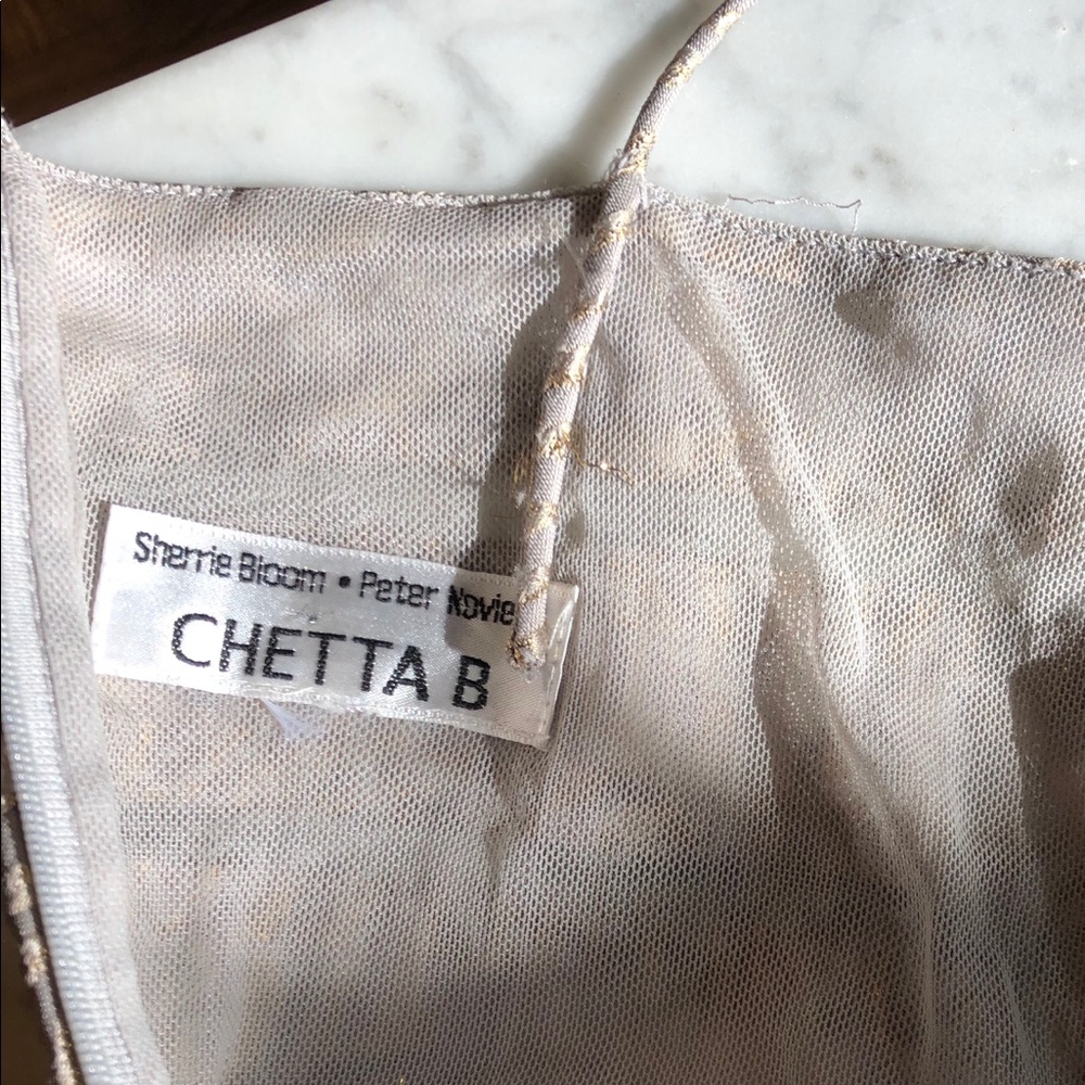 Chetta B lamé party frock